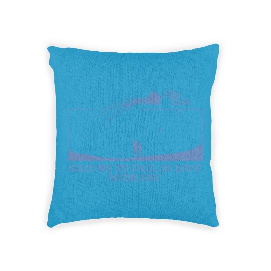 Discover Silly Me To Fall in Love With You Billie aesthetic Woven Pillows, Happier than ever Woven Pillows