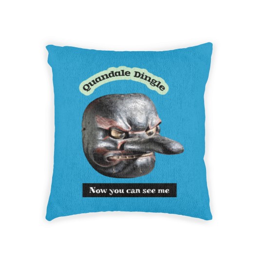 Discover Quandale Dingle funny design Woven Pillows