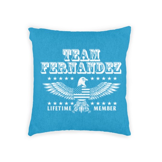 Discover Team Fernandez Last Name Surname Pride Woven Pillows