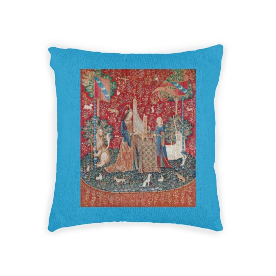 Discover Lady and Unicorn Medieval Tapestry Woven Pillows