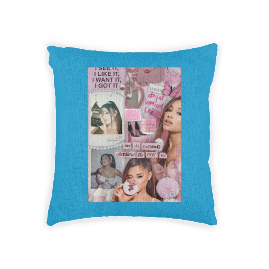 Discover Vintage Ariana Grade Woven Pillows, Music Concert Graphic Woven Pillows