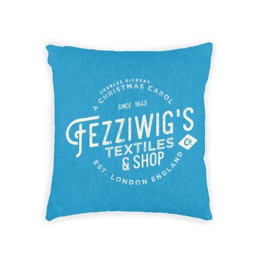 Discover christmas carol, fezziwigs, scrooge, holiday design t Woven Pillows