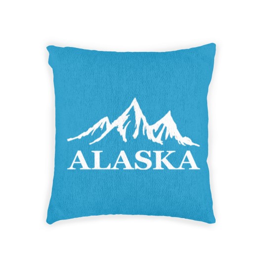 Discover Alaska Mountain Woven Pillows