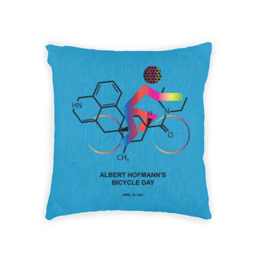 Discover Albert Hofmann's Bicycle Day Woven Pillows