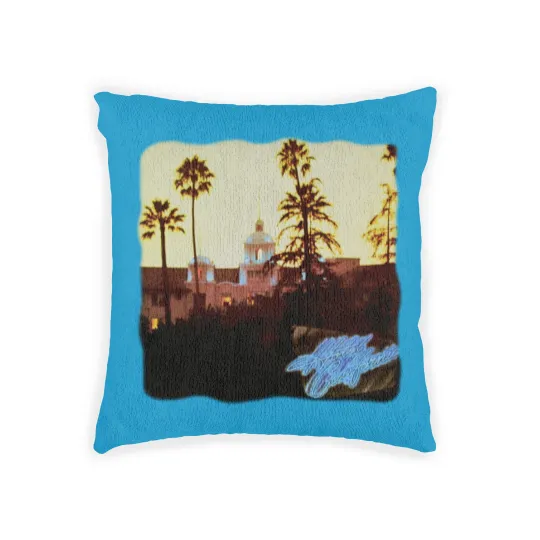 Discover Vintage The Eagles Concert Tour Woven Pillows Hotel California
