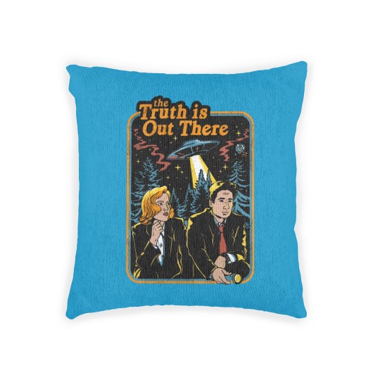 Discover The Truth Is Out There X FILES Woven Pillows Unisex Gift Men Women, The X Files Woven Pillows Gift For Fan, X Files Movie Woven Pillows, X Files Vintage Woven Pillows