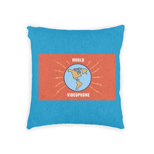 Discover 'World Videophone' logo from 'Stingray' TV series - Gerry Anderson - Woven Pillows