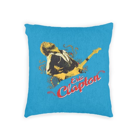 Discover Vintage Y2K Eric Clapton Guitar Band Woven Pillows Woven Pillows
