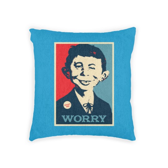 Discover WHAT ME WORRY Woven Pillows
