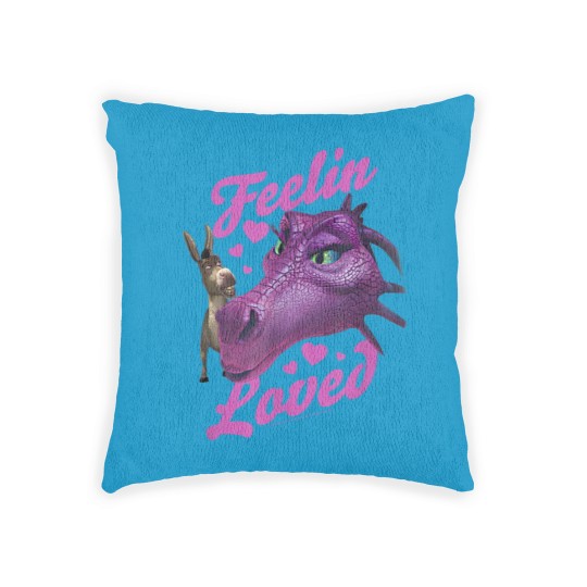 Discover Shrek Donkey Dragon Feelin Loved Woven Pillows