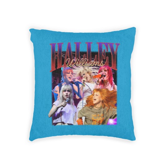 Discover Paramore Rock Band 2023 Vintage Woven Pillows, HAYLEY Williams Homage Woven Pillows