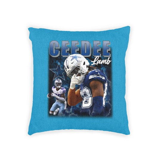 Discover Ceedee Lamb Cowboys Woven Pillows, America Football Woven Pillows, Washed Color Woven Pillows