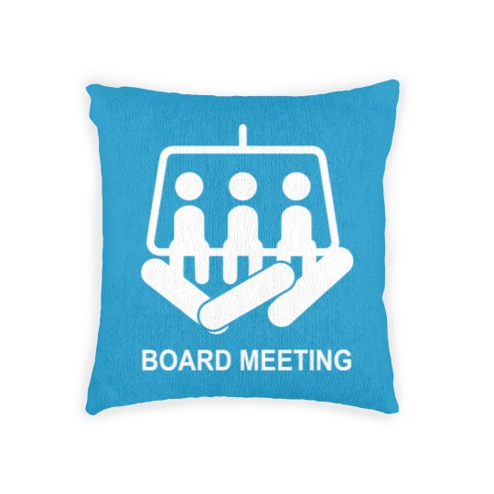 Discover Board Meeting Snowboard Gift Woven Pillows Woven Pillows