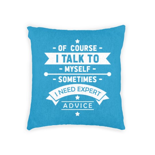Discover Talk Myself| Expert Advice|Imaginary Conversation Woven Pillows