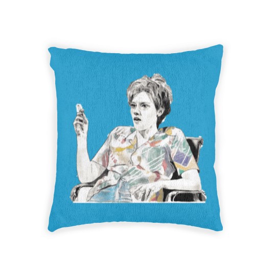 Discover MS RAFFERTY KATE MCKINNON - Graphite  Acrylic Drawing Woven Pillows