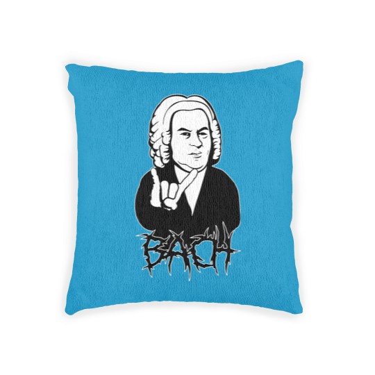 Discover Bach is Metal - Bach - Woven Pillows