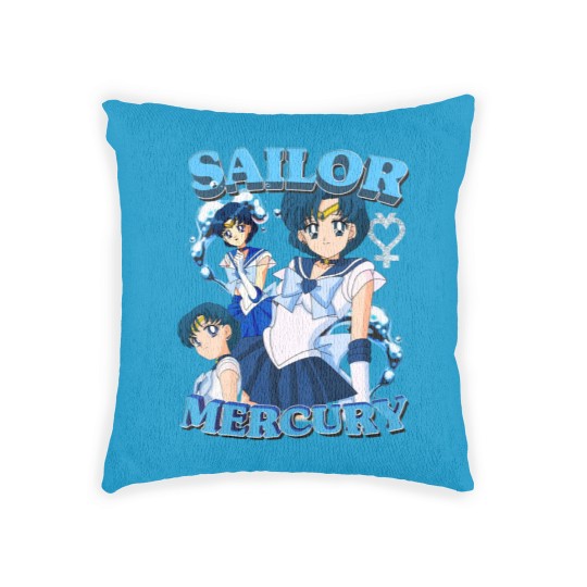 Discover Sailor Mercury Ami Mizuno Bootleg Woven Pillows