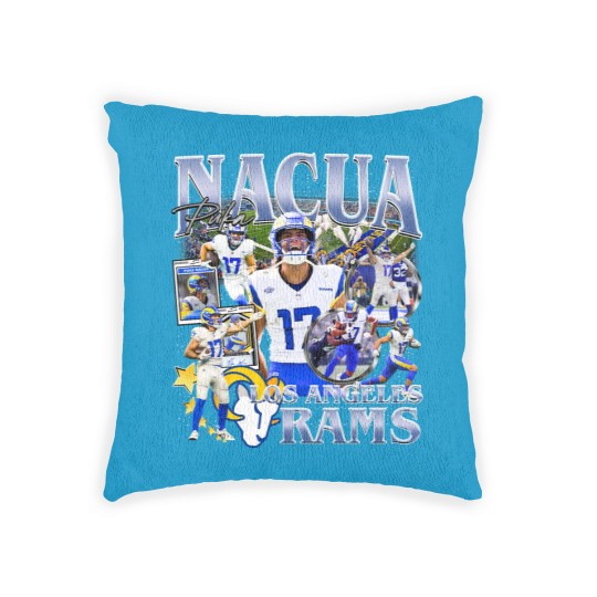 Discover Vintage 90s Graphic Style Puka Nacua Woven Pillows Football Woven Pillows