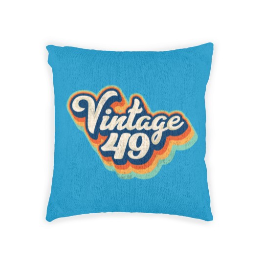 Discover Vintage 49 milestone design Woven Pillows