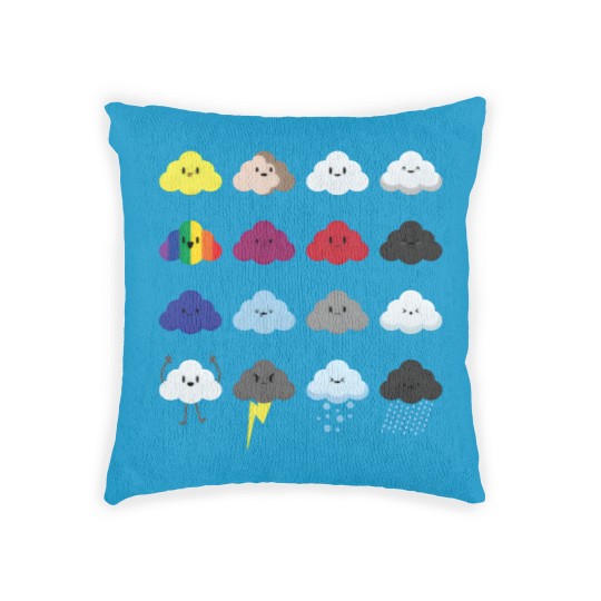 Discover Rain Drops Cloud Rainy Wet Clouds Cloudy Day Mood Woven Pillows