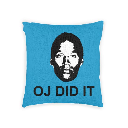 Discover OJ did it Woven Pillows