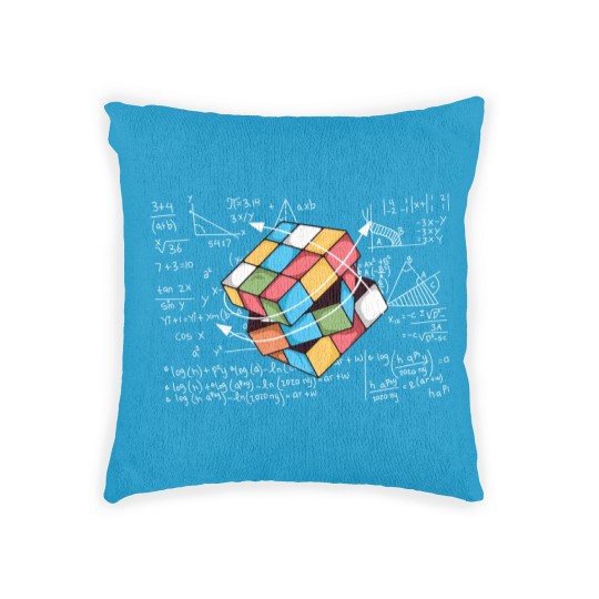 Discover Colorful Rubiks Cube Woven Pillows, Cube Game Math Woven Pillows, Rubiks Lover Woven Pillows