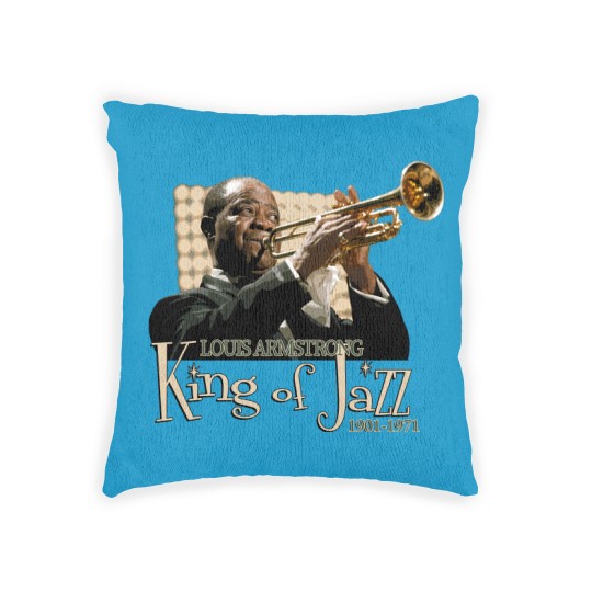 Discover Louis Armstrong, King of Jazz - Louis Armstrong - Woven Pillows