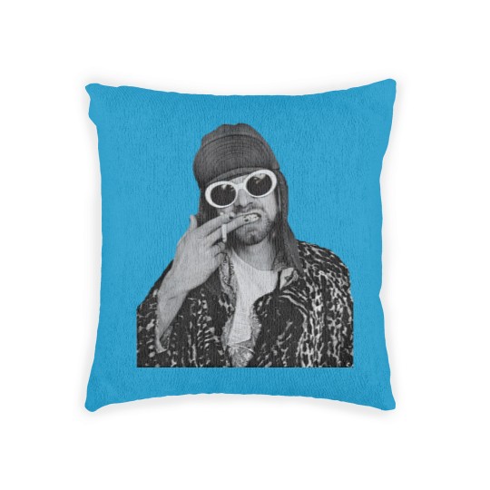 Discover Kurt Cobain Woven Pillows,  Art Woven Pillows, Kurt Cobain