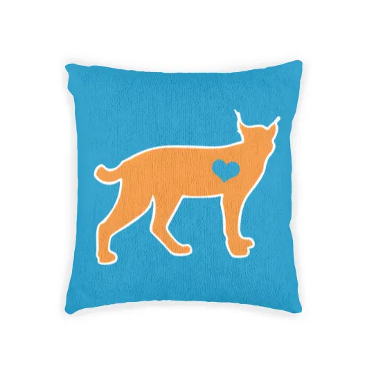 Discover Bobcat Heart Woven Pillows