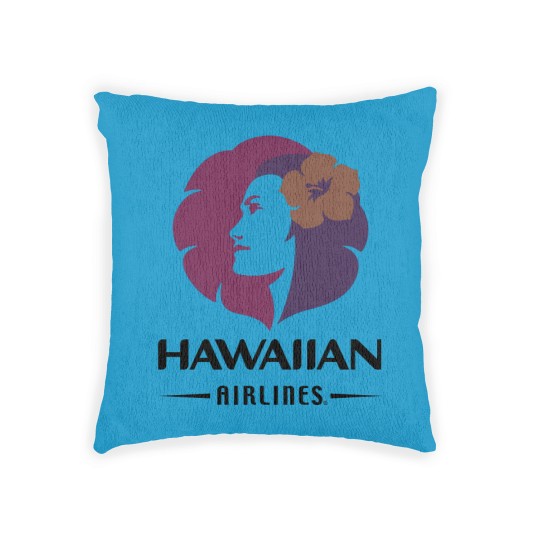 Discover Hawaiian Airlines Vintage Hawaii Camping Woven Pillows