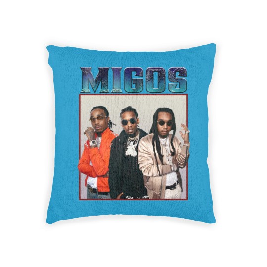 Discover Migos Vintage Raptee Woven Pillows - Migos Woven Pillows, Migos Tour, Takeoff Woven Pillows, Music Woven Pillows, Gift for Fan