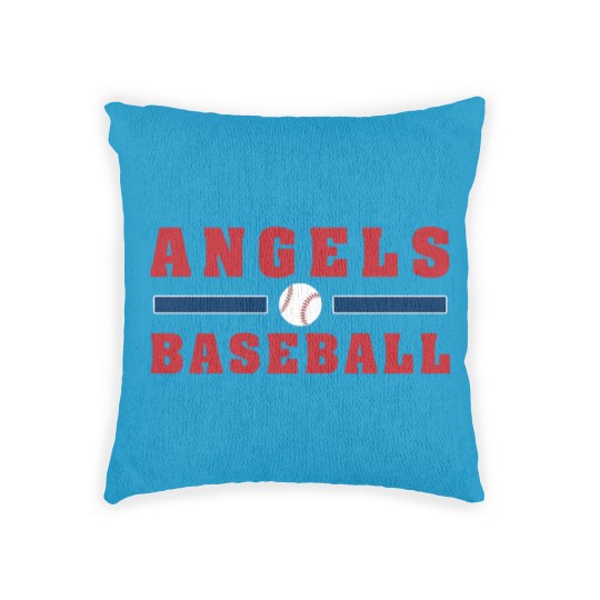 Discover Angels Baseball Woven Pillows, Unisex Woven Pillows