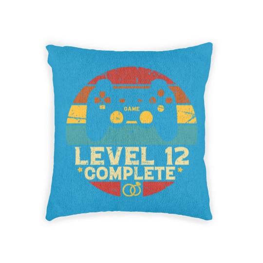 Discover 12Th Wedding Anniversary Level 12 Complete For Wif Woven Pillows