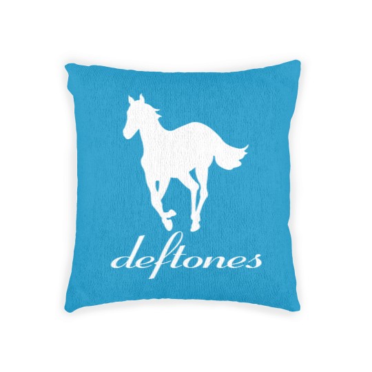 Discover Vintage Deftone White Pony Woven Pillows