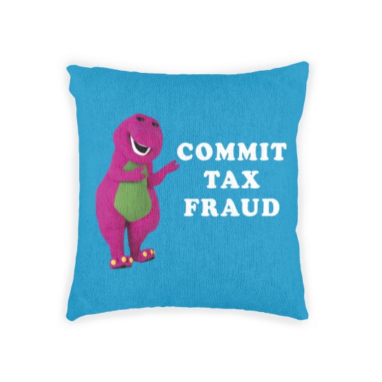 Discover Barney Commit Tax Fraud Customize Classic Woven Pillows