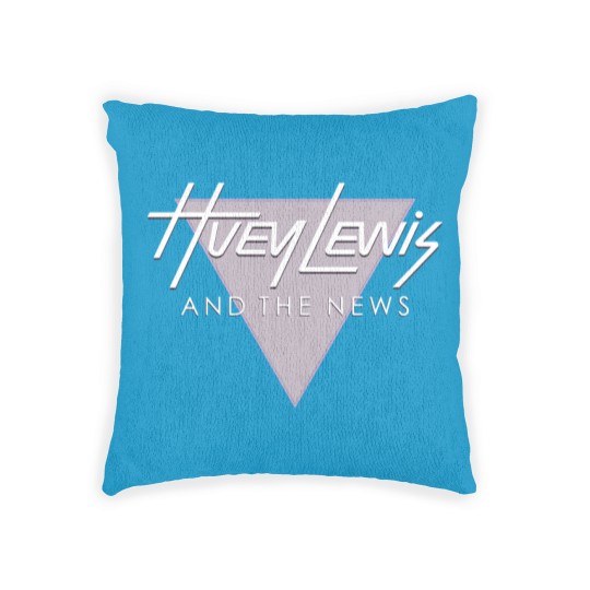 Discover 80s Huey Lewis and the News 1984 Sports Tour Rock Woven Pillows