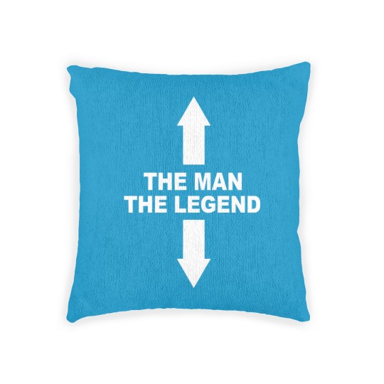 Discover The Man, The Legend | Funny Woven Pillows | Gift