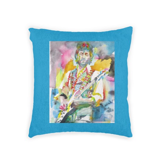 Discover ERIC CLAPTON watercolor portrait .2 - Eric Clapton - Woven Pillows