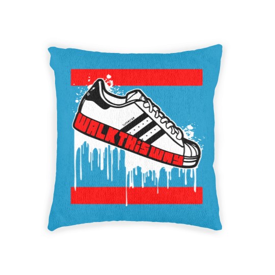 Discover Walk This Way Drip: Men's Graphic Woven Pillows
