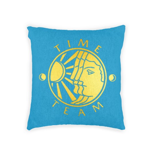 Discover time team Woven Pillows