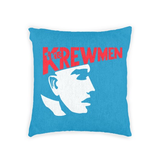 Discover Vintage The Krewmen Pure Rockabilly Psychobilly Music Big Printed Woven Pillows