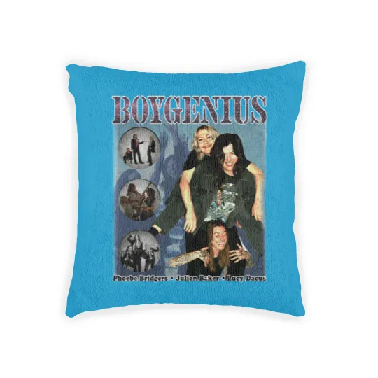 Discover Limited Boygenius 90s Inspired Vintage Woven Pillows