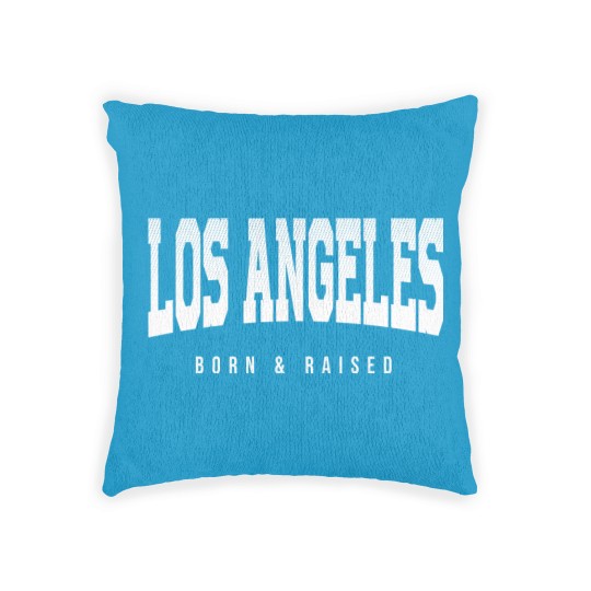 Discover Los Angeles, California - CA Born and Raised - Los Angeles - Woven Pillows