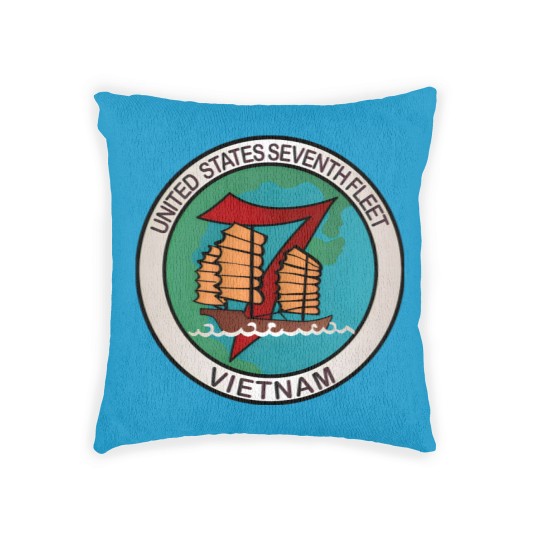 Discover Navy United States Seventh Fleet Vietnam Woven Pillows