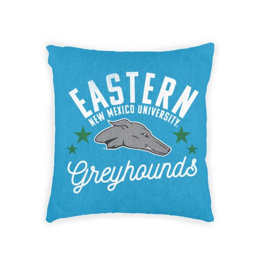 Discover eastern new mexico university enmu greyhounds logo pullover Woven Pillows