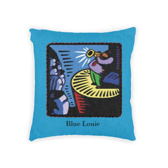 Discover Chandler Blue Louie Woven Pillows
