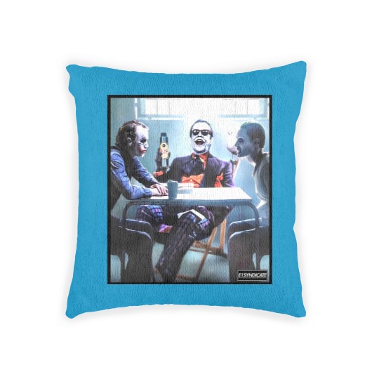 Discover Joker Evolution Heith Ledger Jack Nicholson Jared Leto Woven Pillows