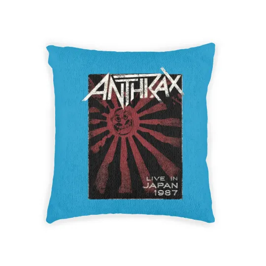 Discover Anthrax Unisex Woven Pillows: Live in Japan