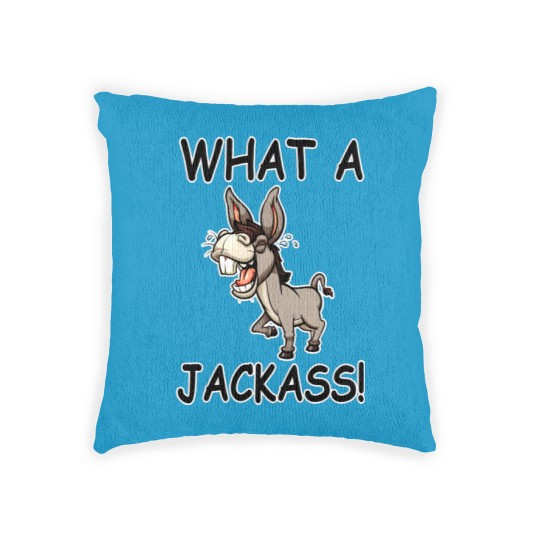 Discover Jackass Donkey Humor Woven Pillows