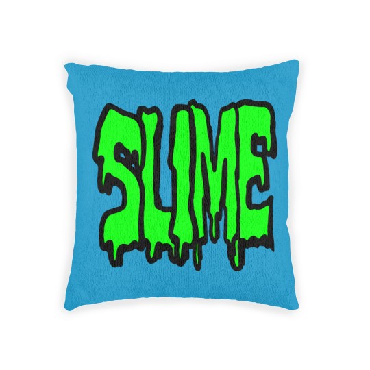 Discover Slime, nothing but pure disgusting slime Woven Pillows